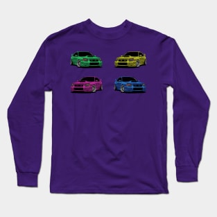 Subaru Impreza - X4 Car Long Sleeve T-Shirt